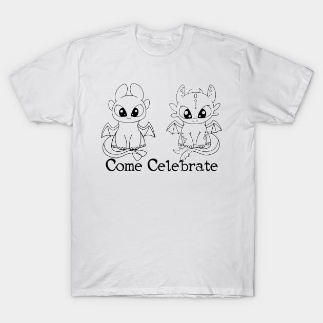 Come celebrate with httyd dragons, shower party idea, my first halloween T-Shirt by PrimeStore